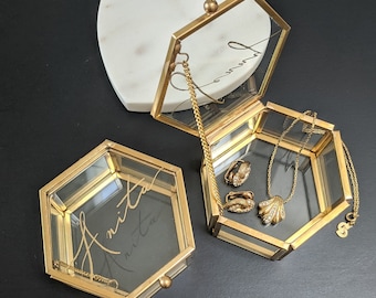 Personalized Trinket Box | Personalized Jewellery Box | Ring Box | Ring Bearer Box | Jewellery Case |