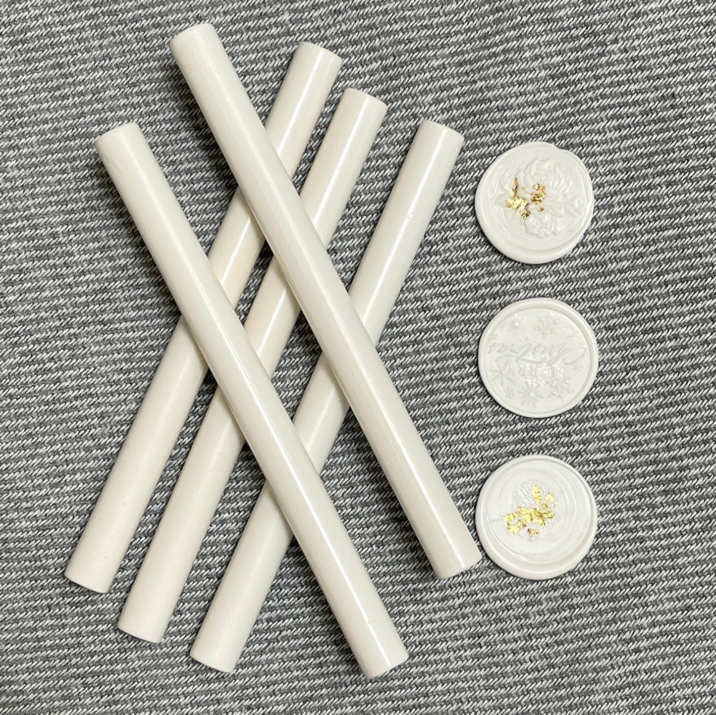  Pure White Sealing Wax Sticks STAMPMASTER 20pcs Mini