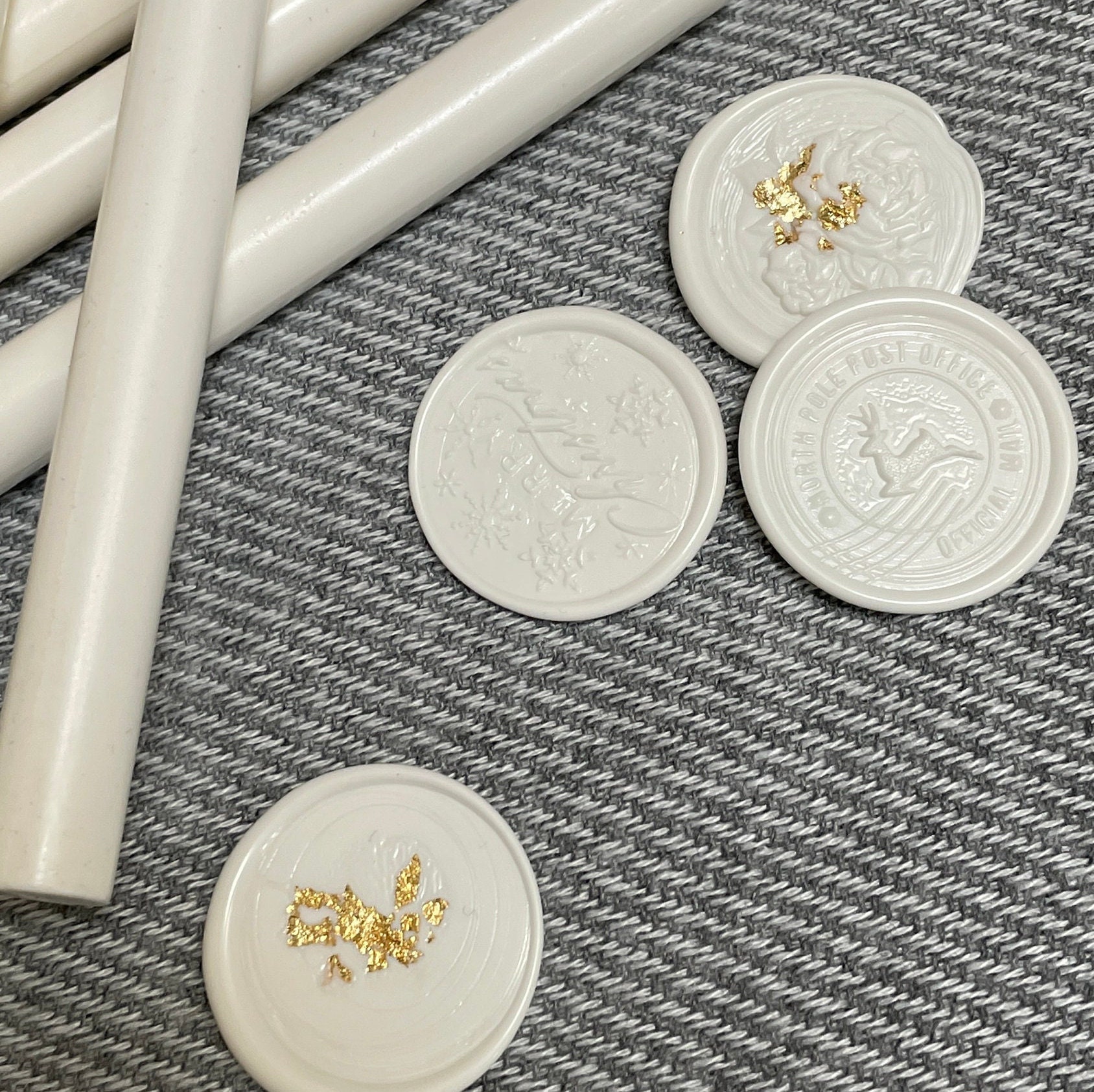  Pure White Sealing Wax Sticks STAMPMASTER 20pcs Mini