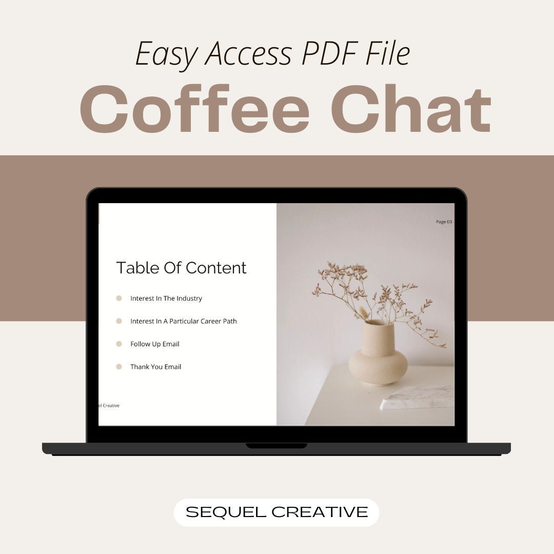 Coffee Chat Informative Email Template Networking Email Guide Career Coffee Chat Informative Email Template Networking Email Guide Career