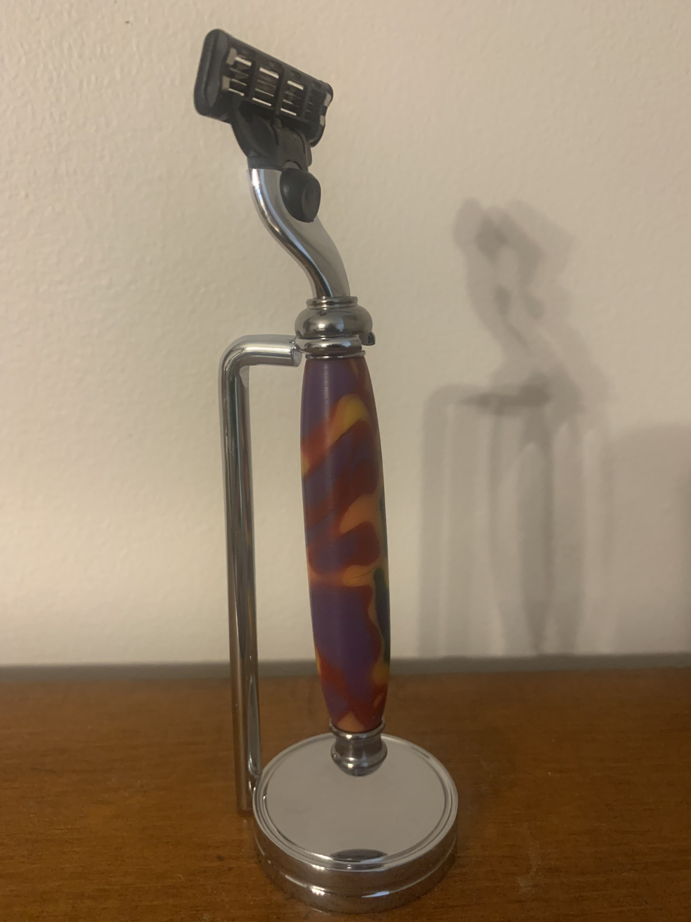 Handmade Acrylic Razor and Stand - Etsy