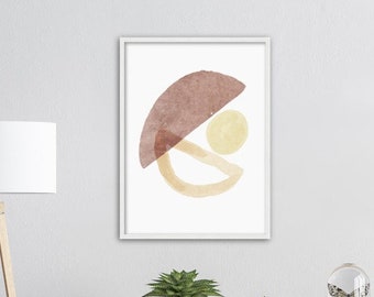 Digital wall art, Abstract Neutral art, Geometrical Wall Decor,Abstract Art print, Wall Decor print, Modern wall art, Boho wall art,download