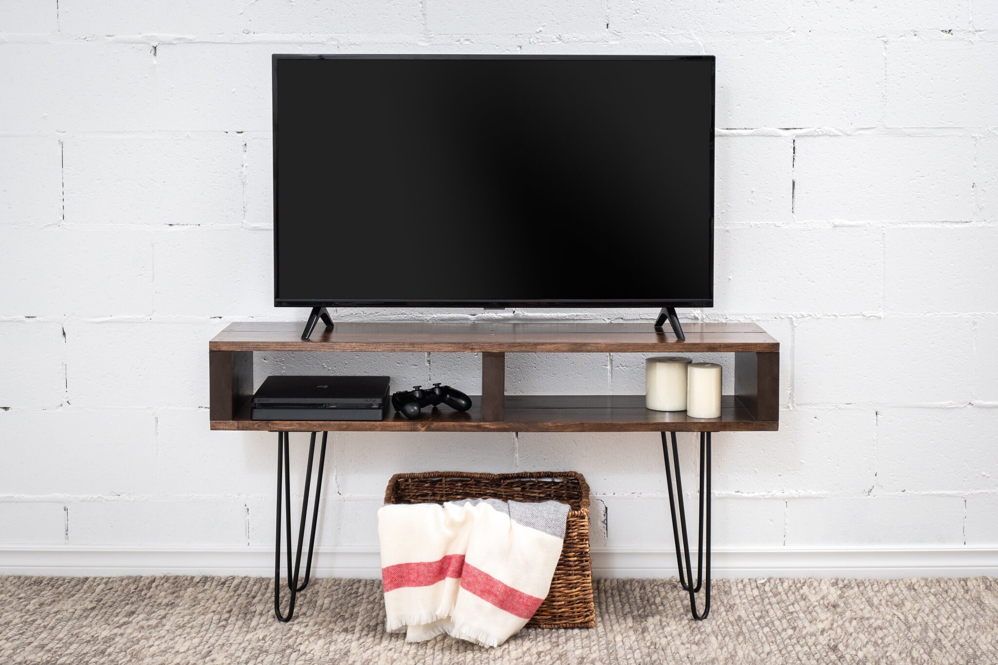 Narrow Tv Unit Etsy