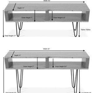 Beige Tv stand, Modern Media unit, Mid-century stand, Rustic tv table, wood tv stand, custom tv stand image 7