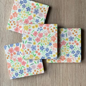 Posavasos florales - Juego de 4