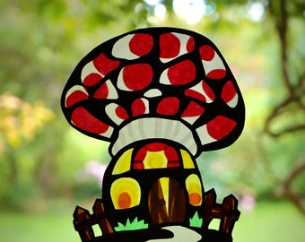 Mushroom House Window Transparency