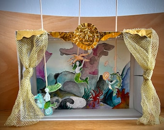 DIY Ocean Puppet Theater