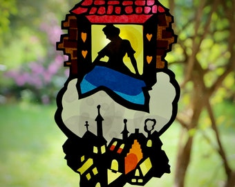 Frau Holle Window Transparency