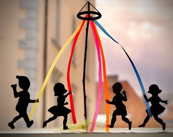 Maypole Dancers Transparency