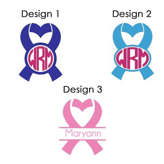 Breast Cancer Ribbon Survivor Awareness I Autism Spectrum I Vinyl
