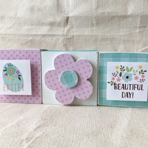 Beautiful Day Easter Wood Block Trio