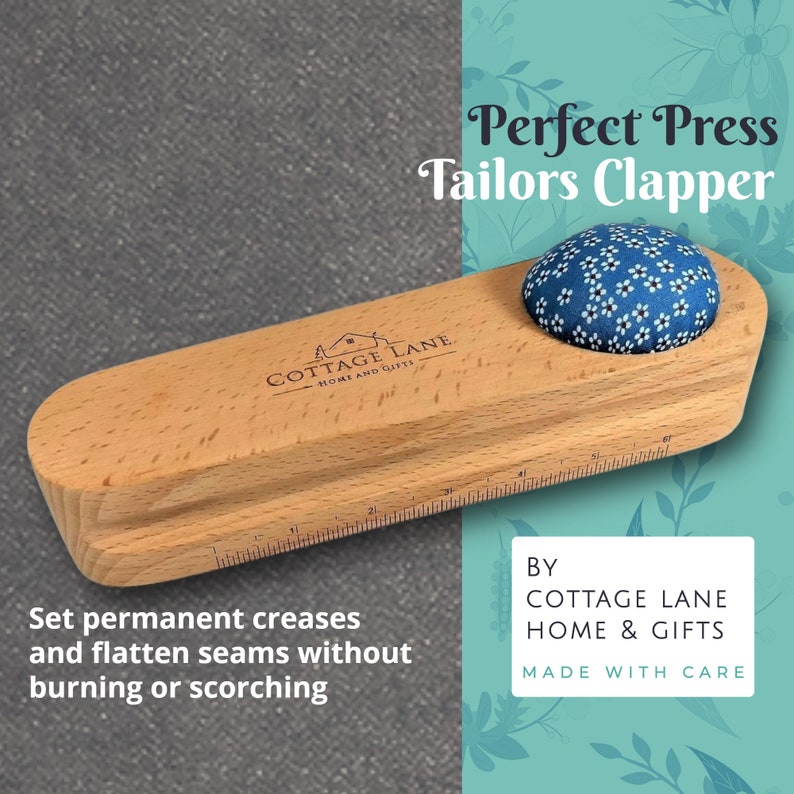 Presse-Coutures En Bois De Hêtre - Outil De Couture Pour Quilting Et Repassage Des Ourlets