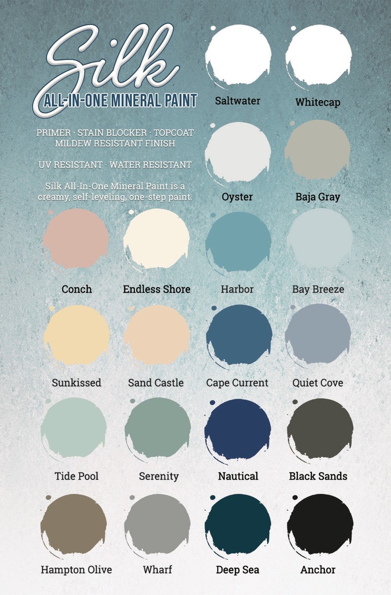 Dixie Belle All in One Silk Paint color tide Pool same Etsy