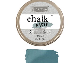 Chalk Paste ** Antique Sage ** Prima ReDesign 3.4 oz