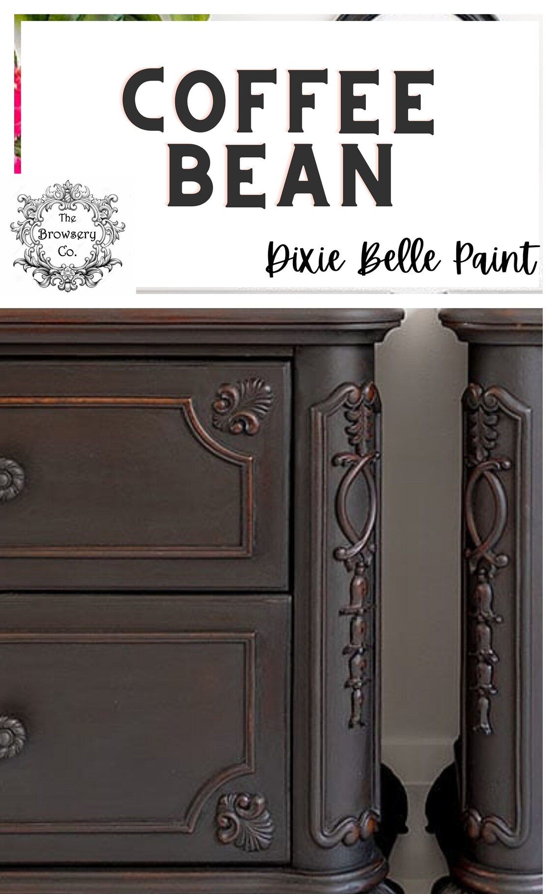 Coffee Bean Dixie Bell Chalk Paint Etsy