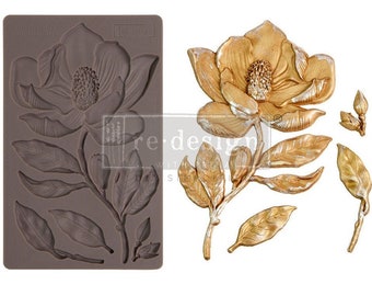 Decor Mould ** Magnolia Flower   ** From Prima Redesign