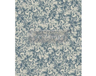 Tissue Paper A1 size ** Blue Wall Paper     ** Prima Redesign Decoupage Rice Paper