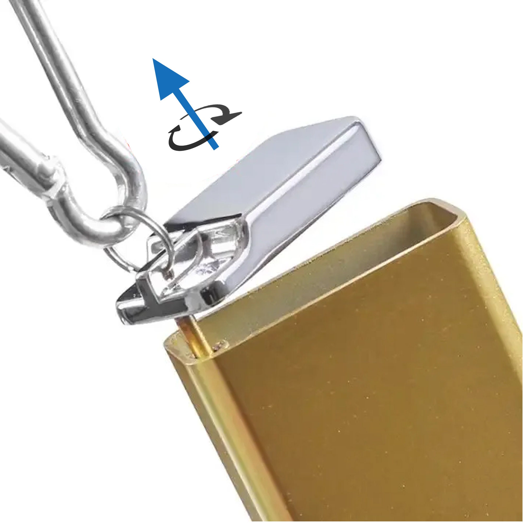 Stainless Steel Portable Pocket Ashtray Key Chain Etsy