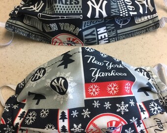 New York Yankees Washable Face Mask with nose wire