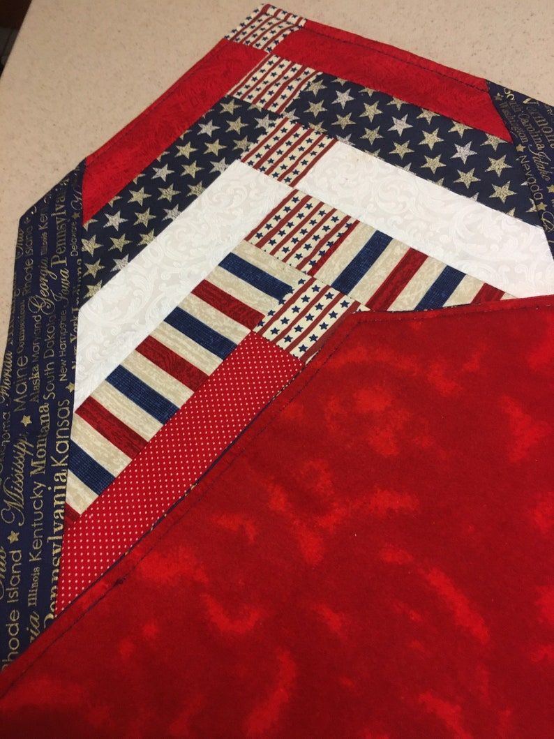 Patriotic Eagles Tabletop Runner - Etsy