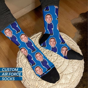 Custom Face US Air Force Socken: Geschenk zum Bullet Journal