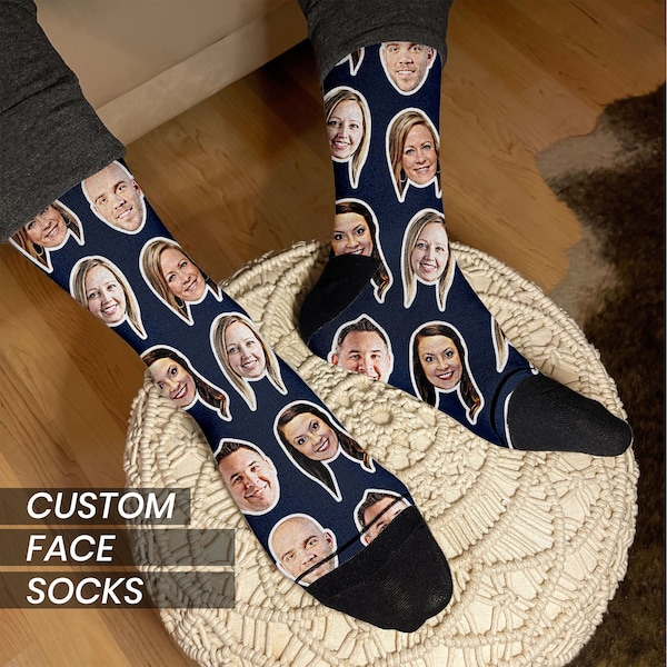 Custom Printed Socks, Customized Socks, Picture Socks, Custom Face Socks, Custom Photo Socks, Face on Socks, Socks with Faces