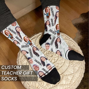 Teacher Appreciation Gifts: Custom Socks for Teachers - Perfect for Back to School and Teacher Appreciation