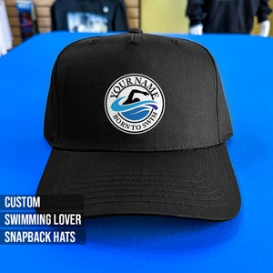 Personalized Swimming Hat: Custom Text Gift for Swim Coach & Team