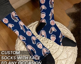Calzini personalizzati con il viso, calzini con foto personalizzati