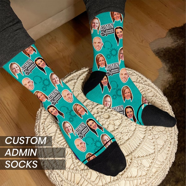 Personalized Administrative Assistant Socks - Ideal Office Staff Appreciation Gift for Cowokrkers