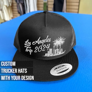 Custom Trucker Hats with Your Design | Personalized Hats with your Logo, Image or Text