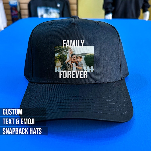 Custom Photo Cap: Personalized Picture Hat for Men and Women, Unique Gift Idea, Create Your Own Hat