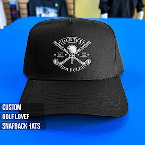 Personalisierte Golf Geschenkmütze - Benutzerdefinierte Cap für Golfer - Einzigartige Herren Golf Geschenke - Vatertags- & Geburtstagsgeschenke