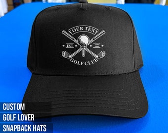 Personalized Golf Gift Hat - Custom Cap for Golfers - Unique Men's Golf Gifts - Father's Day & Birthday Presents