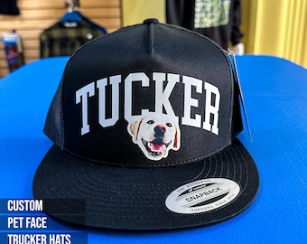 Personalized Pet Gift Trucker Hat, Dog Lover Gift, Cat Lover Gift, Pet Lover Gift, Cat Dad Gift, Dog Mom, Dog Dad, Cat Mom, Pet Loss Gift,