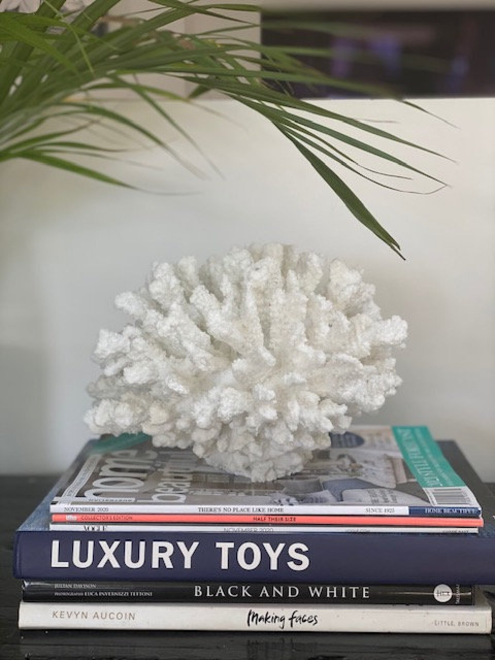 Faux Staghorn Coral beach decor Hamptons style bathroom Etsy