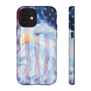 American Flag & Eagle Cell Phone Case Iphone and Samsung Galaxy Custom Design iPhone 12 ,12 Mini ,12 Pro ,12 Pro Max, 11 ,11 Pro , And More