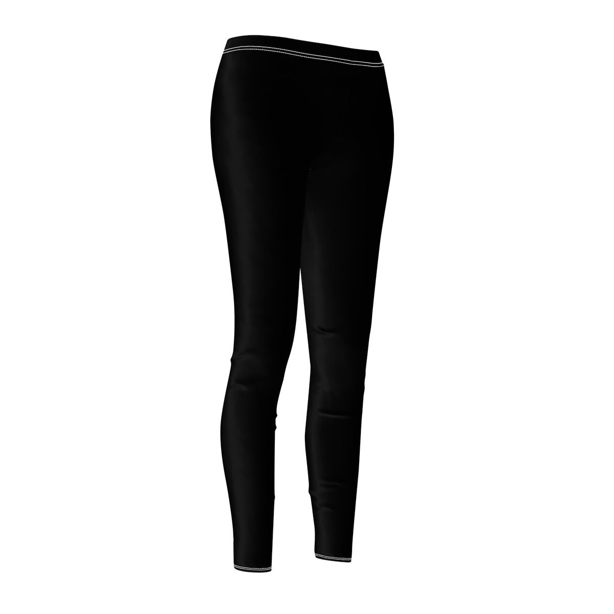 Black Women''s Casual Leggings. Pants Are Solid Black. It is a ...
