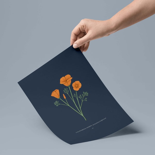 Digital Download / California Poppy Print