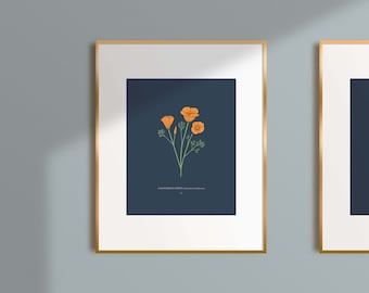 California Poppy Print