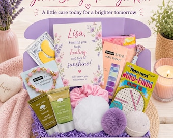 Teen Girl Get Well Soon Gift Box, Get Well Care Package, Granddaughter Thinking of You, Tween Get Well Hamper, Feel Better Soon Daughter
