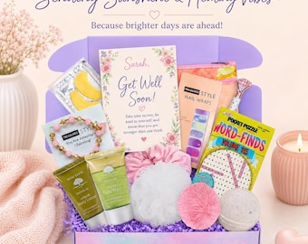 Teen Girl Care Package Get Well Gift, Teenage Girl Spa Box, Encouragement Gift for Daughter Sister Best Friend
