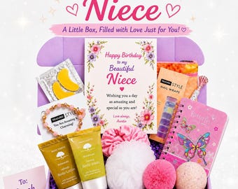 Birthday Present For Niece, Gifts For My Niece, Speical Niece Gift, Teen Girl Gift Box, Niece Birthday Present, Tween Niece Gft Basket