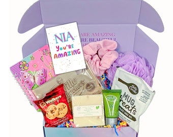 Teen Girl Gift Box, Teen Girl Gift Snack Basket, Tween Girl Selfcare Gift, Granddaughter Present, Daughter Birthday, Teen Girl Graduation