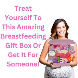 gift for new mom that breastfeeds, includes lactation tea, bath bomb, nursing treats, handheld breast pump, breastfeeding baby on the go, mama jewelry, nipple pads, nursing pads, scrunchie, mom pouch