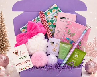 Teen Girl Christmas Gift, Holiday Gift Box for Teen Girl, Tween Christmas Gift, Christmas Gift Basket for Granddaughter, Daughter, Niece