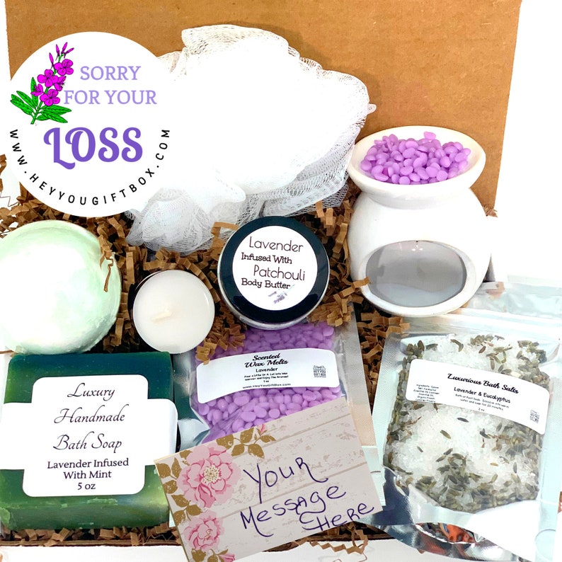 Grief Care Package Sorry For Your Loss Gift Box Grieving Etsy