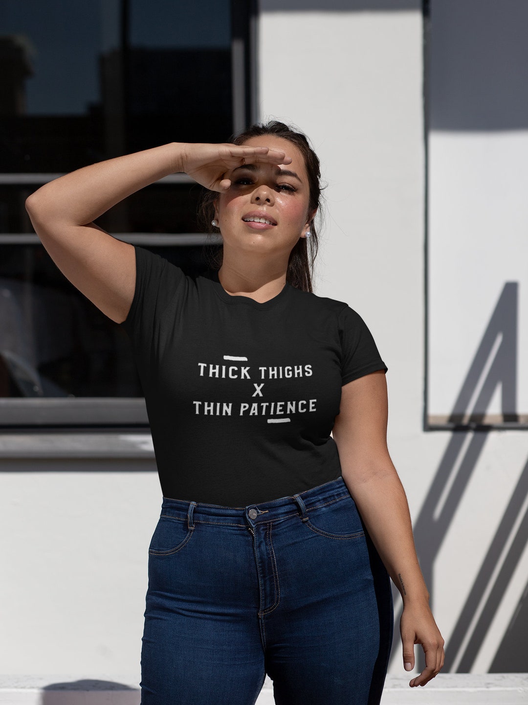 Thick Thighs Thin Patience Short-sleeve Unisex T-shirt -  Canada