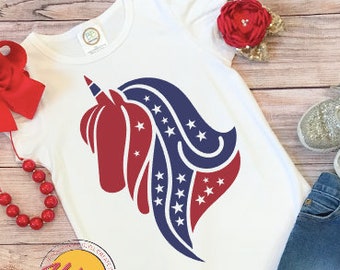 Patriotic Unicorn Shirt, 4th of July Shirt 4th of July Outfit, Fourth of July Shirt, America Shirt,Patriotic Shirt,Red White and Blue Top,