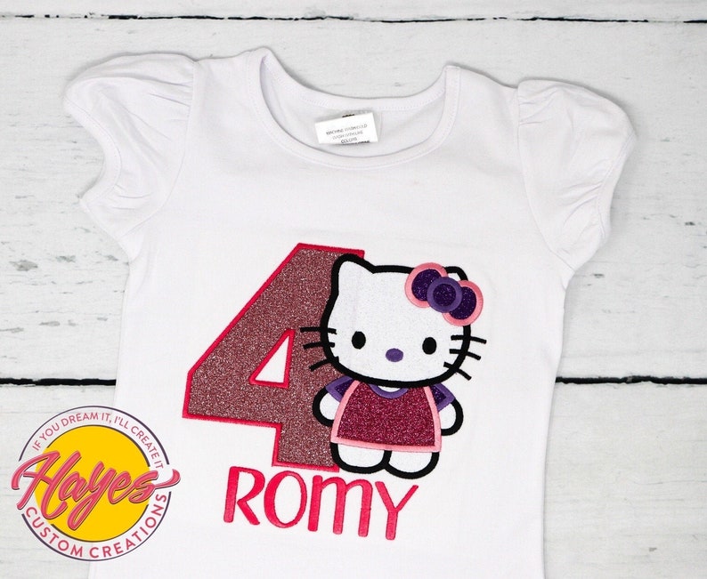 Hello Kitty Birthday Shirt Hello Kitty Shirt Hello Kitty | Etsy